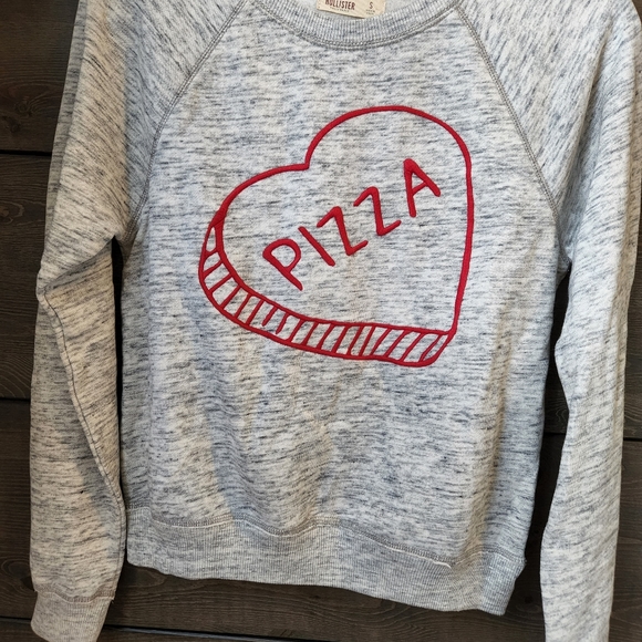 Hollister Heart Pizza Sweatshirt - Picture 5 of 5